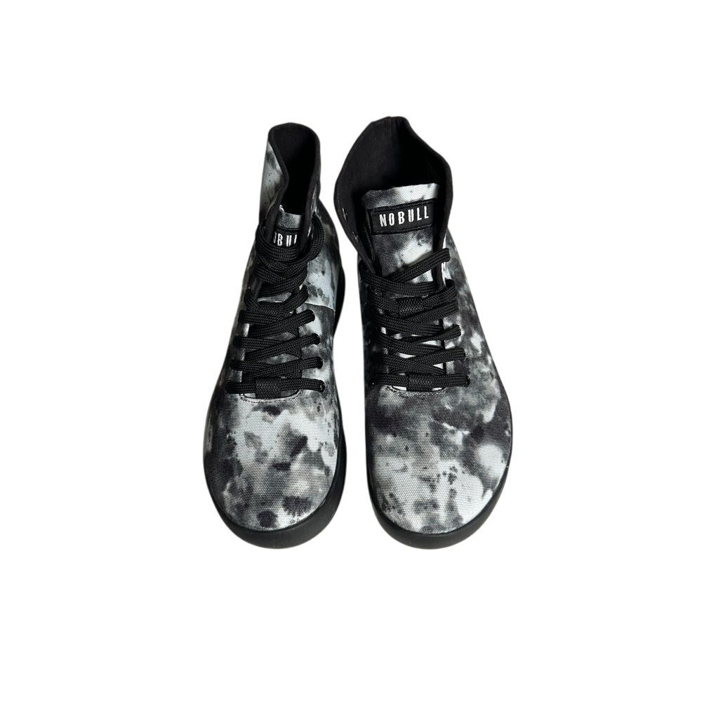 NOBULL Black & Gray Tie Dye High Top Training‎ Shoes US M6.5 W8